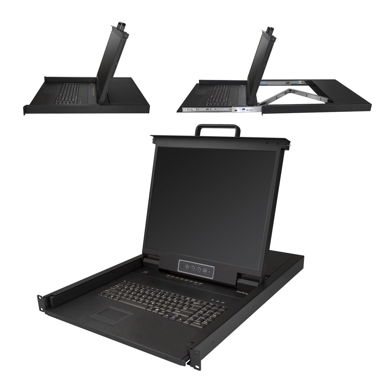 EAN 65030872508 - StarTech.com RKCONS1908K consola de rack 48,3 cm (19") 1280 x 1024 Pixeles Acero Negro imagen 2
