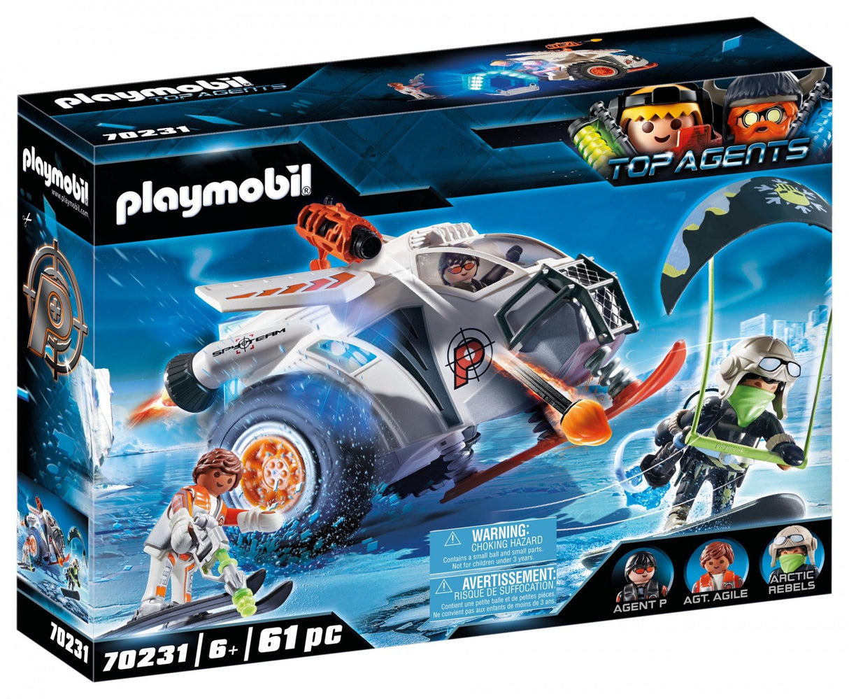Playmobil Top Agents 70231 Spy Team Snow Glider