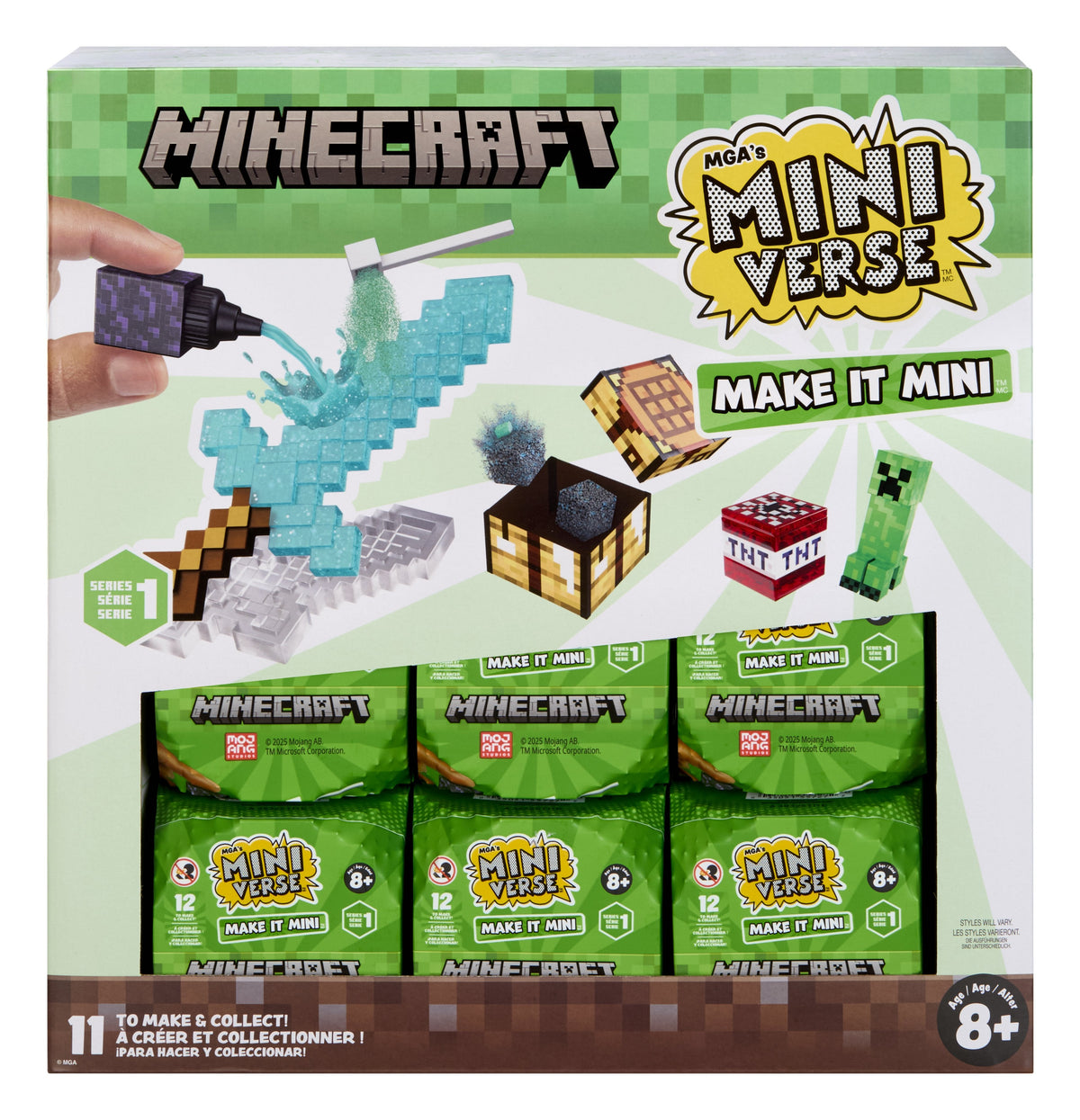Mga Entertainment Miniverso De Mga: Hazlo Mini Minecraft, Elabora Artículos Variados 557272-Euc