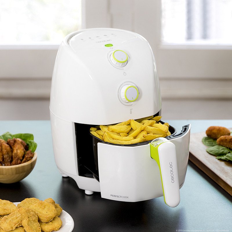 EAN 8435484030519 - Cecotec Cecofry Compact Rapid White Sencillo 1,5 L Independiente 900 W Freidora de aire caliente Blanco imagen 4