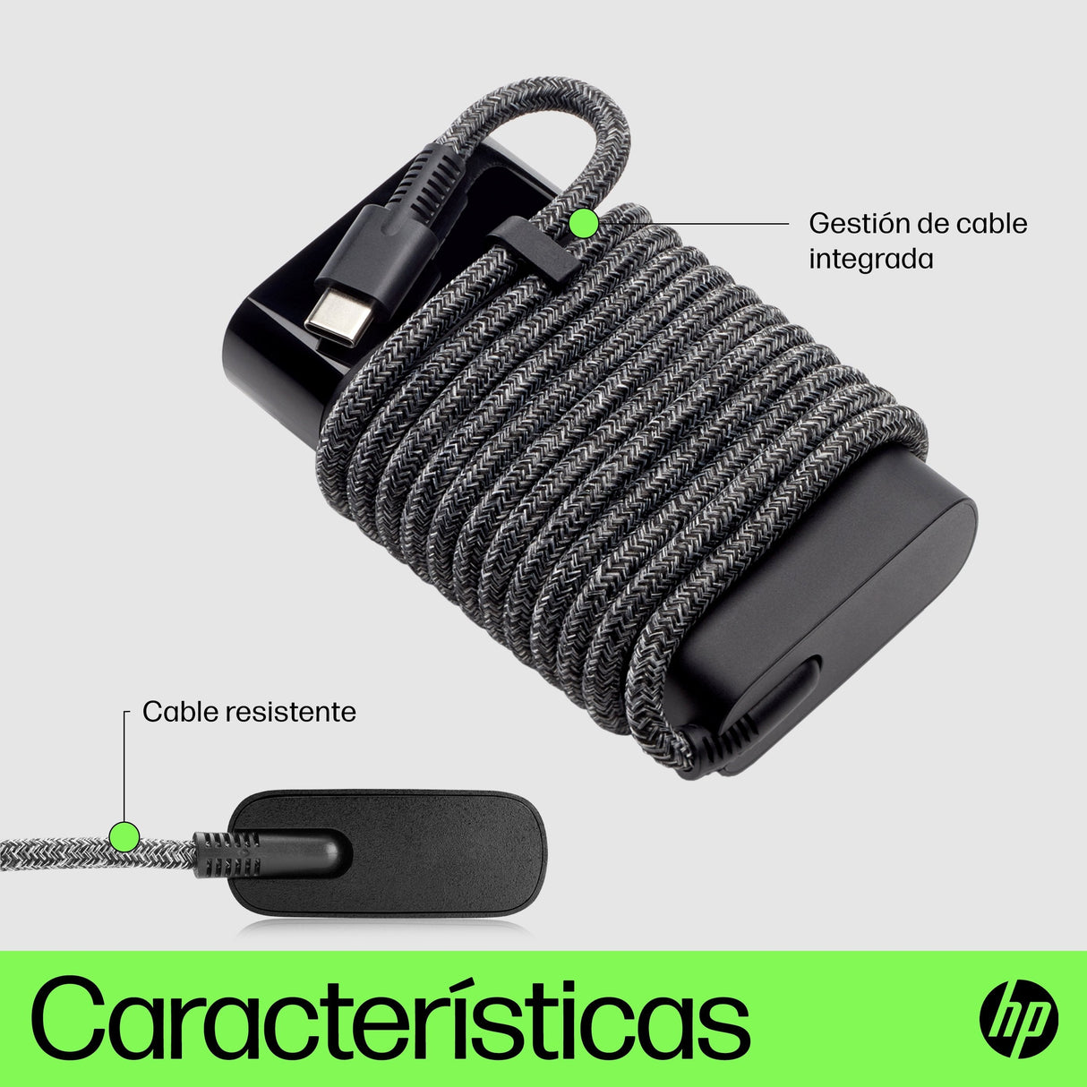 Cargador Para Portátil Hp Usb-C De 65 W, Cargador