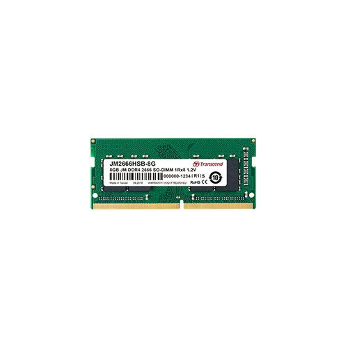 Memoria Transcend So-Dimm Ddr4 8gb 2666mhz Cl19 1rx8 1gx8
