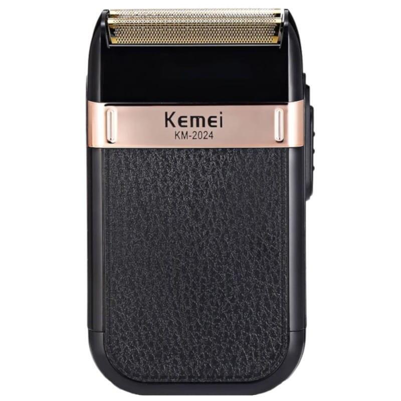 Afeitadora Eléctrica Kemei Km-2024 Negro/Dorado