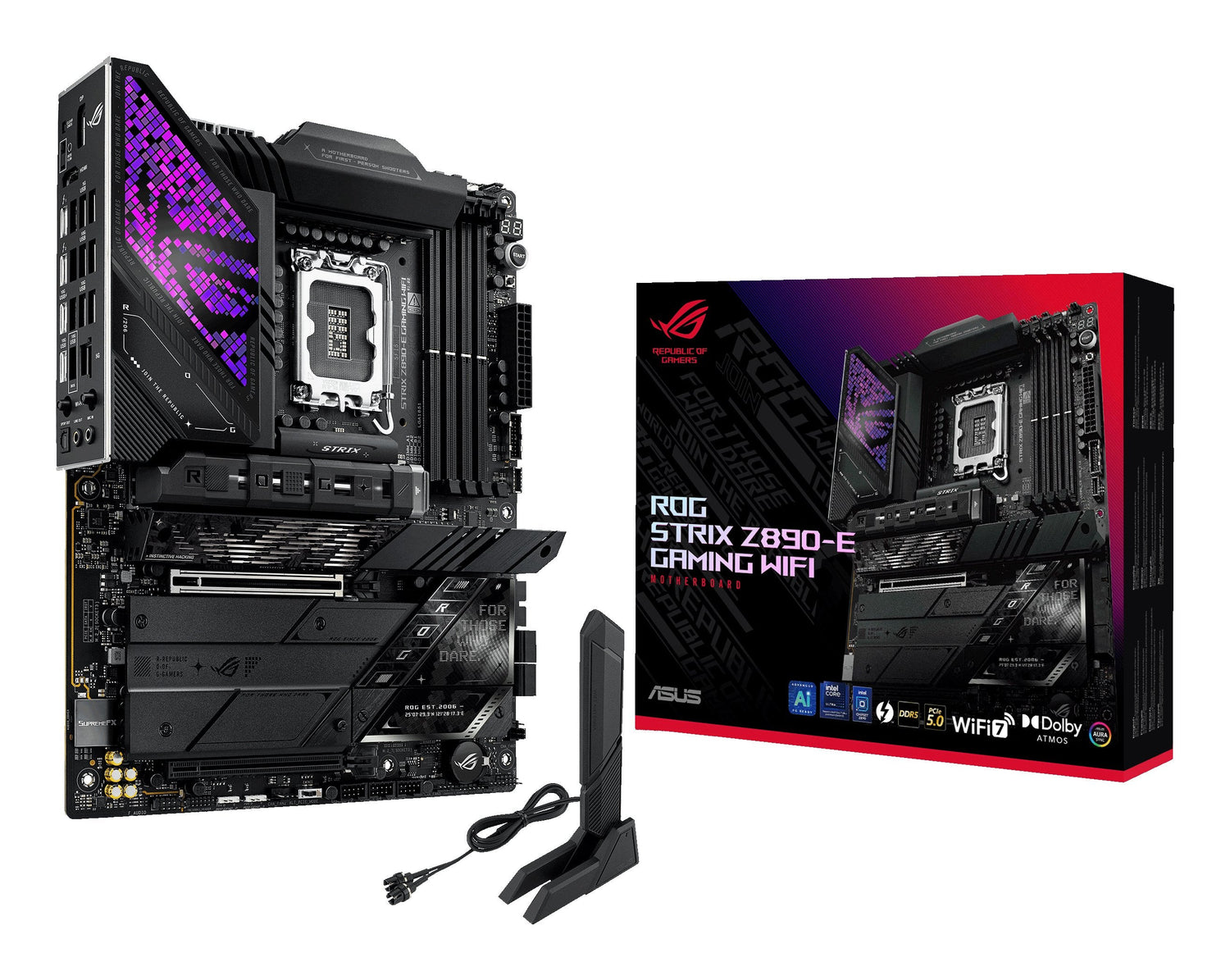 EAN 4711387756133 - ASUS ROG STRIX Z890-E GAMING WIFI Intel Z890 LGA 1851 (Socket V1) ATX imagen 1