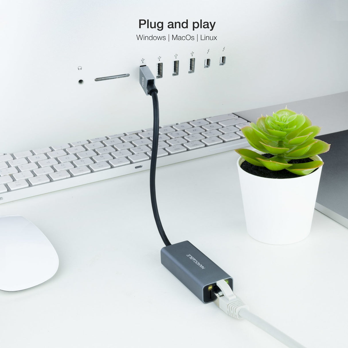 EAN 8433281011441 - Nanocable 10.03.0405 adaptador y tarjeta de red 1000 Mbit/s imagen 4