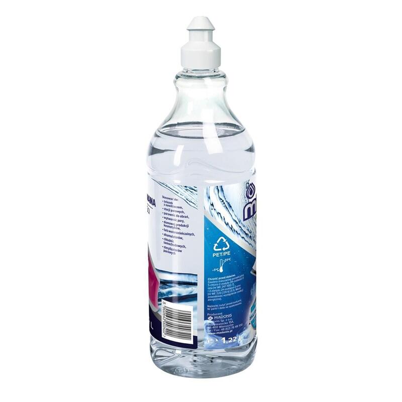 Agua Desmineralizada Para Planchas, Vaporizadores, Humidificadores Mill Clean 1,22 L