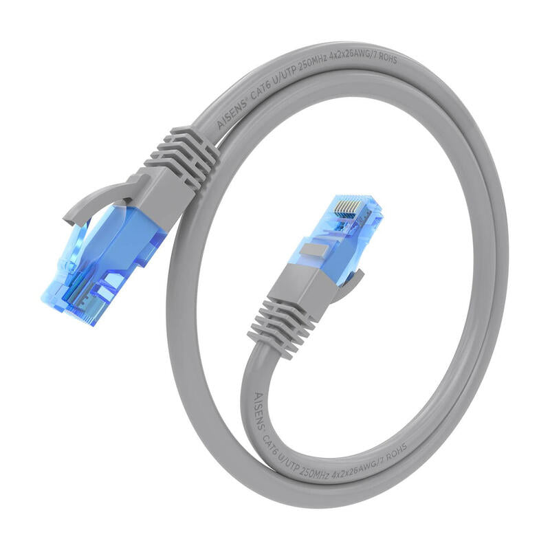 Aisens Cable De Red Rj45 Cat.6 Utp Awg26 Cca - 25cm - Gris
