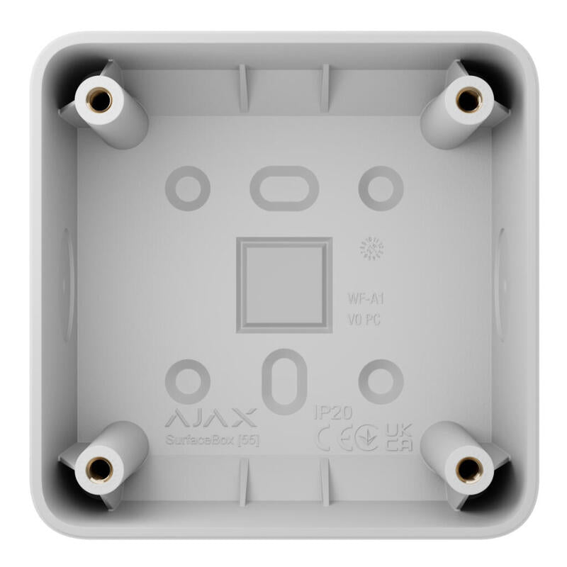 Ajax Surfacebox-Wh Ajax Surfacebox. Caja De Superficie Para Lightswith I Outlet. Color Blanco