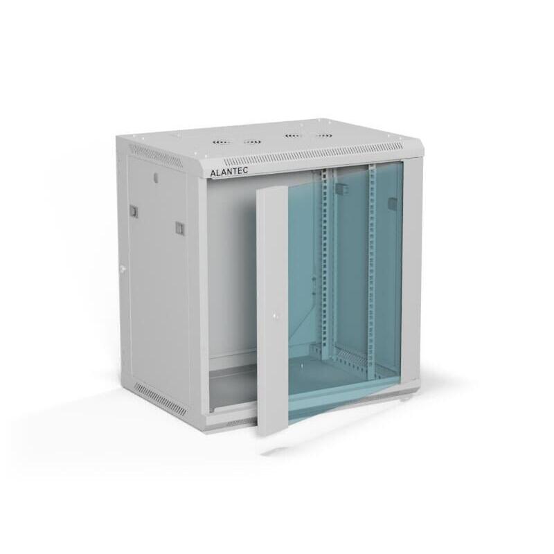 Alantec Armario Colgante 19" 12u 600x450, Color Gris
