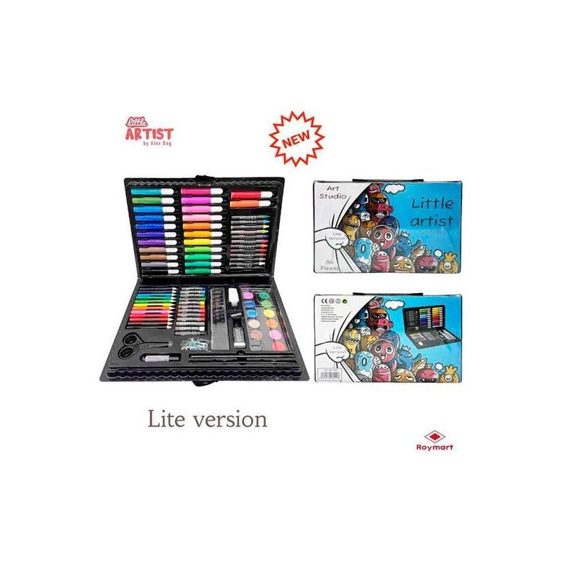 Alex Bog Set Art Studio Little Artist 86 Piezas Plastic Box C/Surtidos