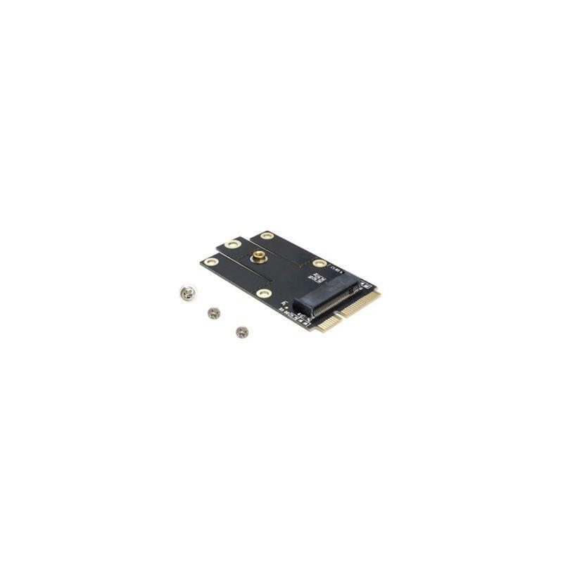 Alfa Network Am2mc-E Adaptador M.2 A Mini Pci-E Adaptador M.2 Ngff (2230/2242) A Minipcie Express. Soporta M.2 E Key Y A-E Key Wifi + Bluetooth