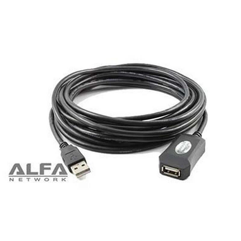 Alfa Network Cable Usb 2.0 A/A 5.00m M-H (Alargo) Activo