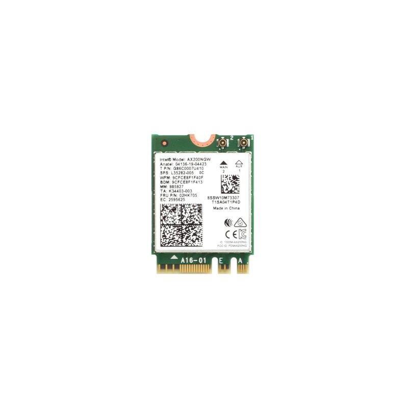 Alfa Network Intel Ax200.Ngwg, M.2 Interface - Tarjeta Wireless Formato M.2, Intel Wifi 6, 802.11ax Doble Banda, Bluetooth 5.1
