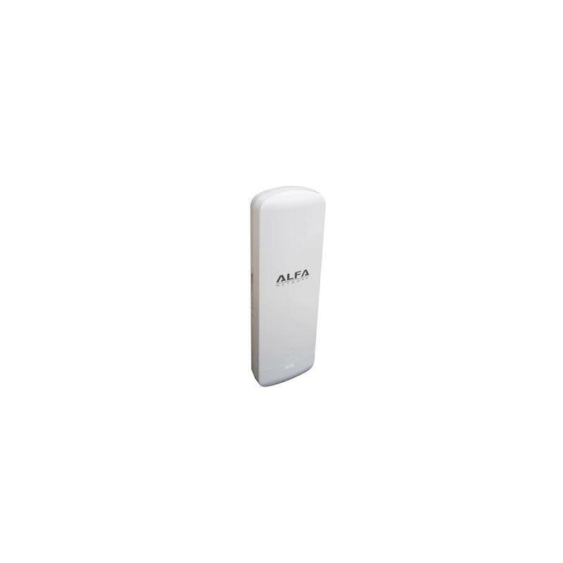 Alfa Network N5q Ap/Cpe Resistente A Intemperie, 802.11an 5 Ghz, Antena Integrada 10 Dbi, 2x Ethernet, Poe 24v