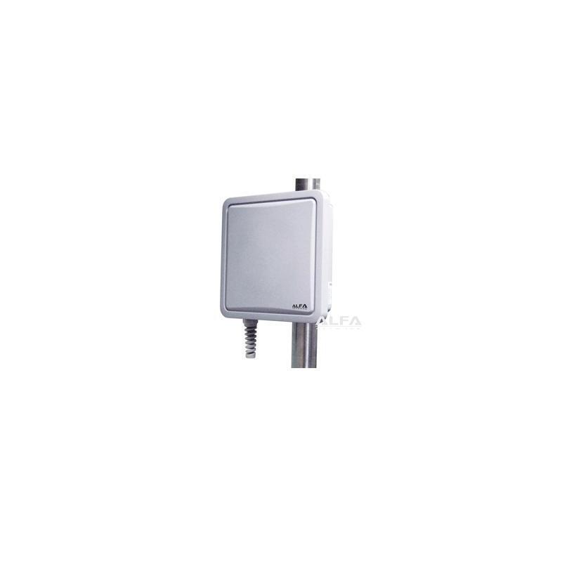 Alfa Network Solo48n Ap/Cpe Resistente A Intemperie, 802.11a/B/G/N Wifi 4, Antena Integrada 18dbi 5ghz Y Conector N Macho Para Externa, 1x Rj45 Lan