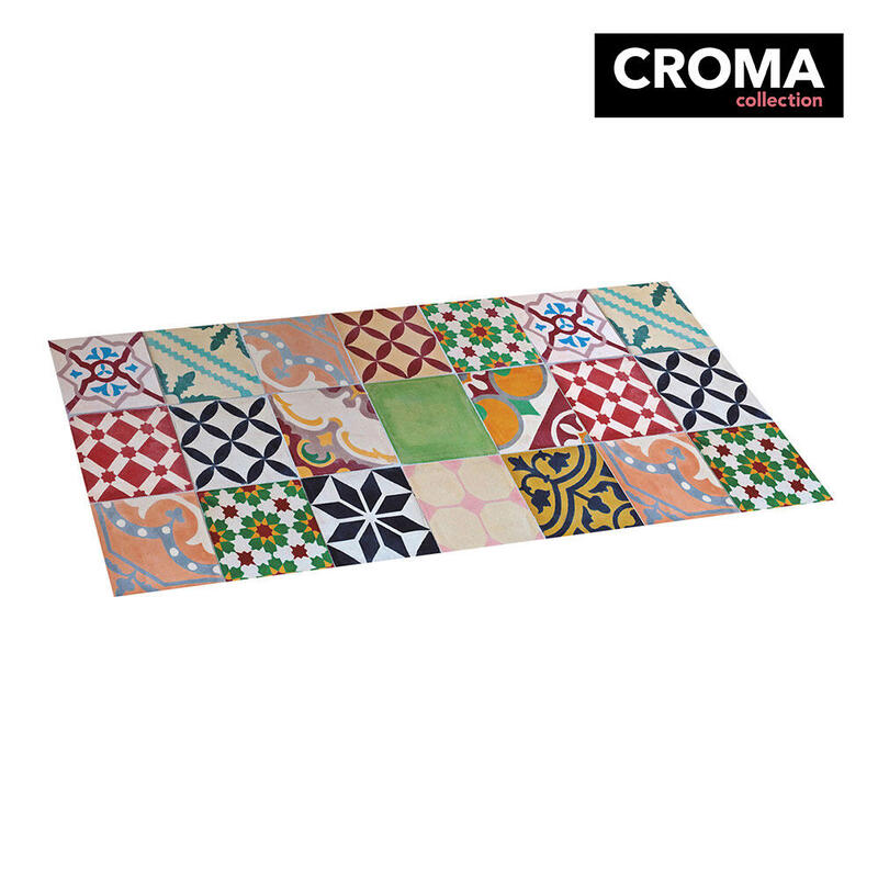 Alfombra Vinilica Mosaico Color 50x110cm
