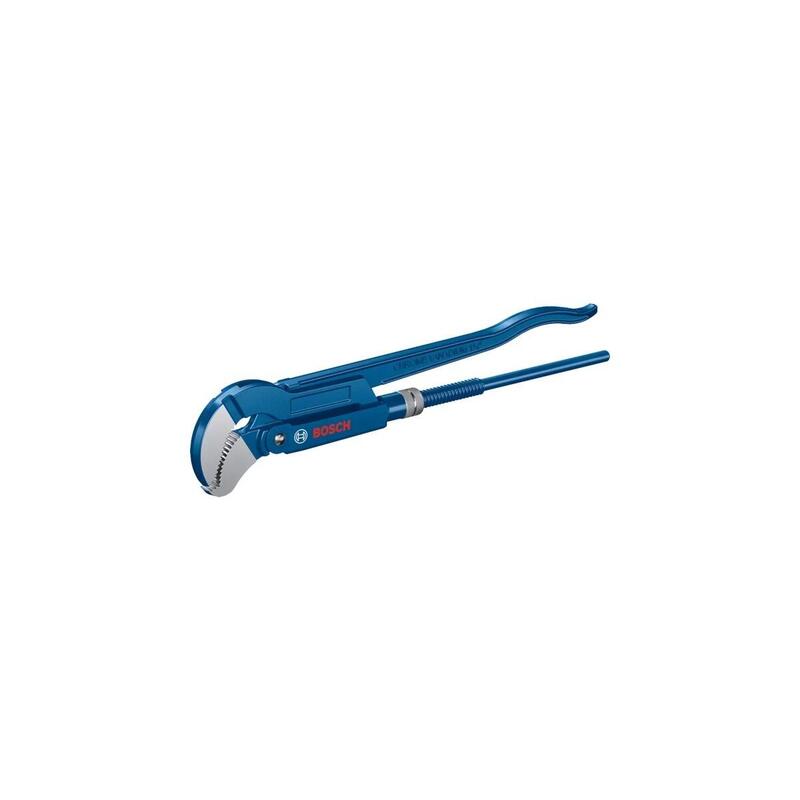 Alicates Bosch Professional Para Esquinas De Tuberías De Fontanería 45° Professional 420 Mm, Mordaza En S, Alicates Para Tuberías/Bombas De Agua Azul, Posición De La Mordaza De Agarre 45° 1600a02w3t