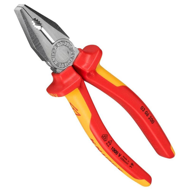 Alicates Universales 200x65x20mm 0306200 Knipex