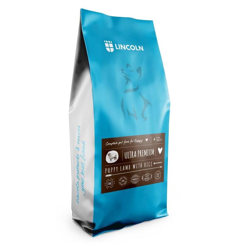 Alimentación Seca Para Perros Lincoln - Cordero Con Arroz - Cordero Cachorro 12kg