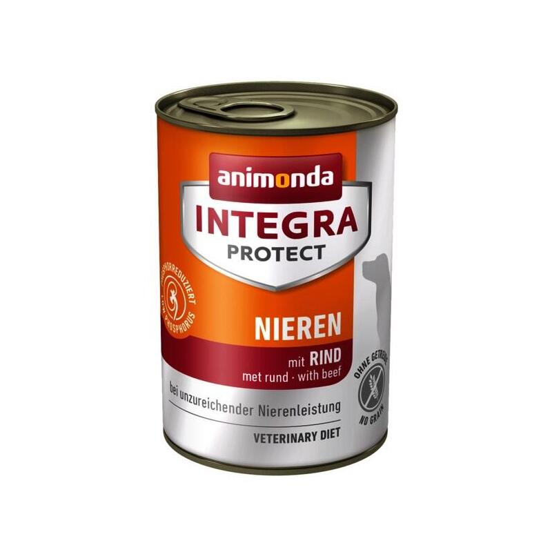Alimento Húmedo Para Perros Animonda Integra Protect 4017721864046 Ternera Adulto 400 G