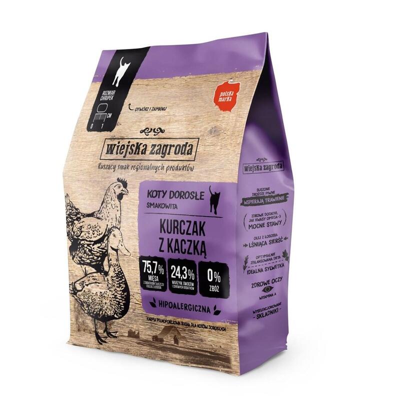 Alimento Seco Para Gatos Country Farm De Pollo Y Pato, 400 G.