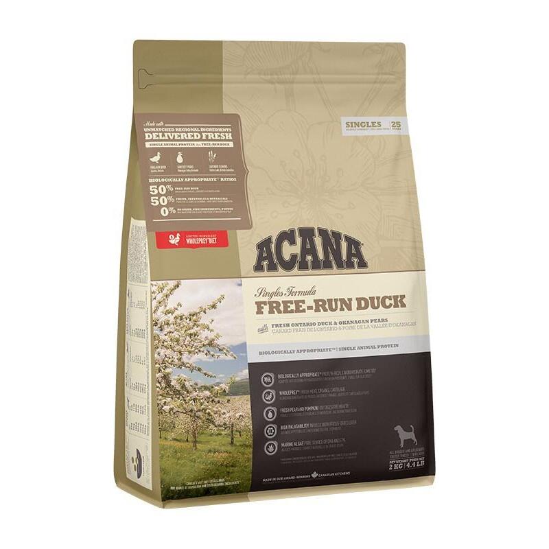 Alimento Seco Para Perros Acana Singles Free-Run Duck 2kg
