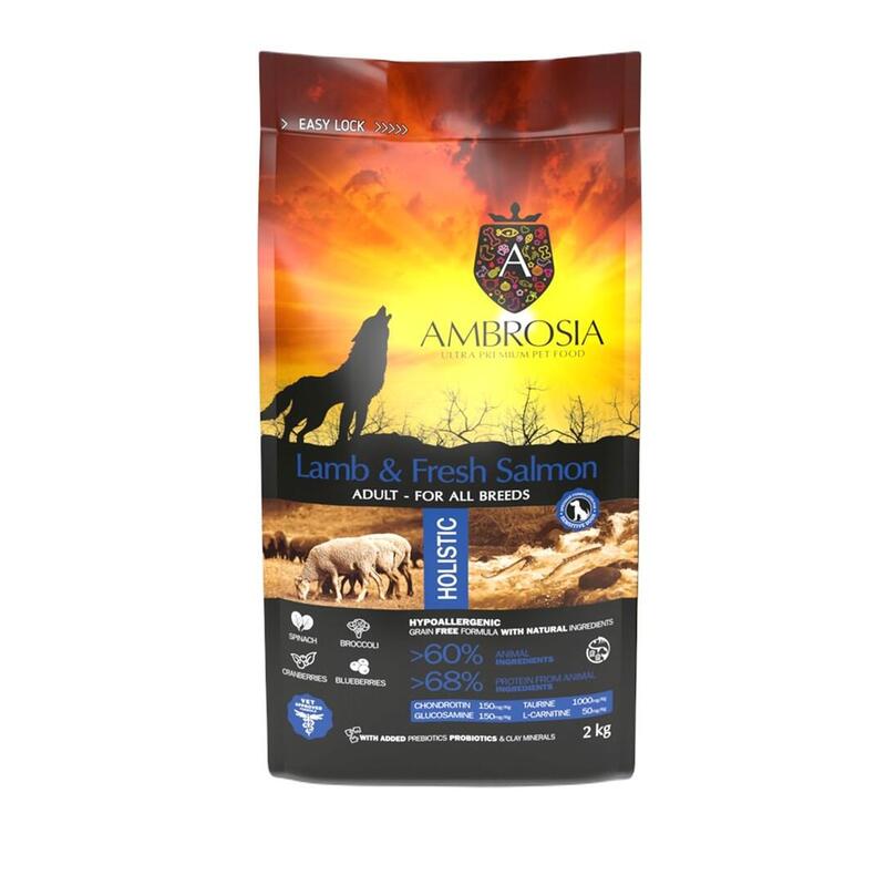 Alimento Seco Para Perros Ambrosia Lamb And Fresh Salmon 2kg