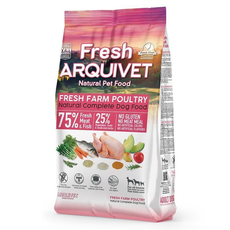 Alimento Seco Para Perros Arquivet Fresh Chicken And Oceanic Fish 2,5 Kg