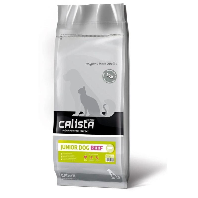 Alimento Seco Para Perros Calista Junior Beef 12kg
