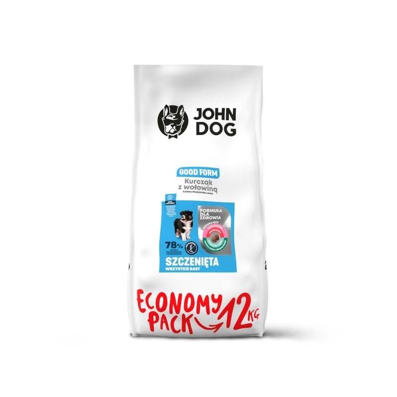 Alimento Seco Para Perros John Dog Good Form Puppy Chicken With Beef 12 Kg