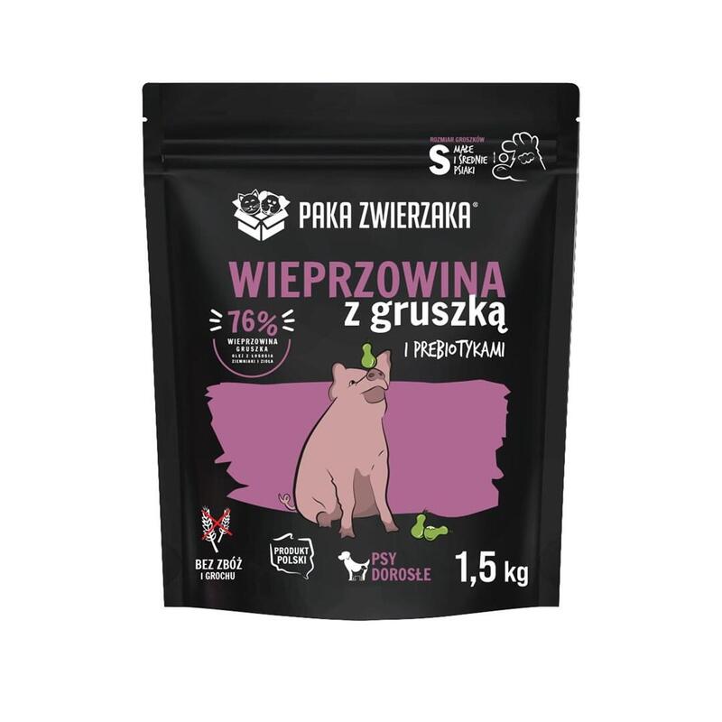 Alimento Seco Para Perros Paka Zwierzaka Pork With Pear S 1,5kg