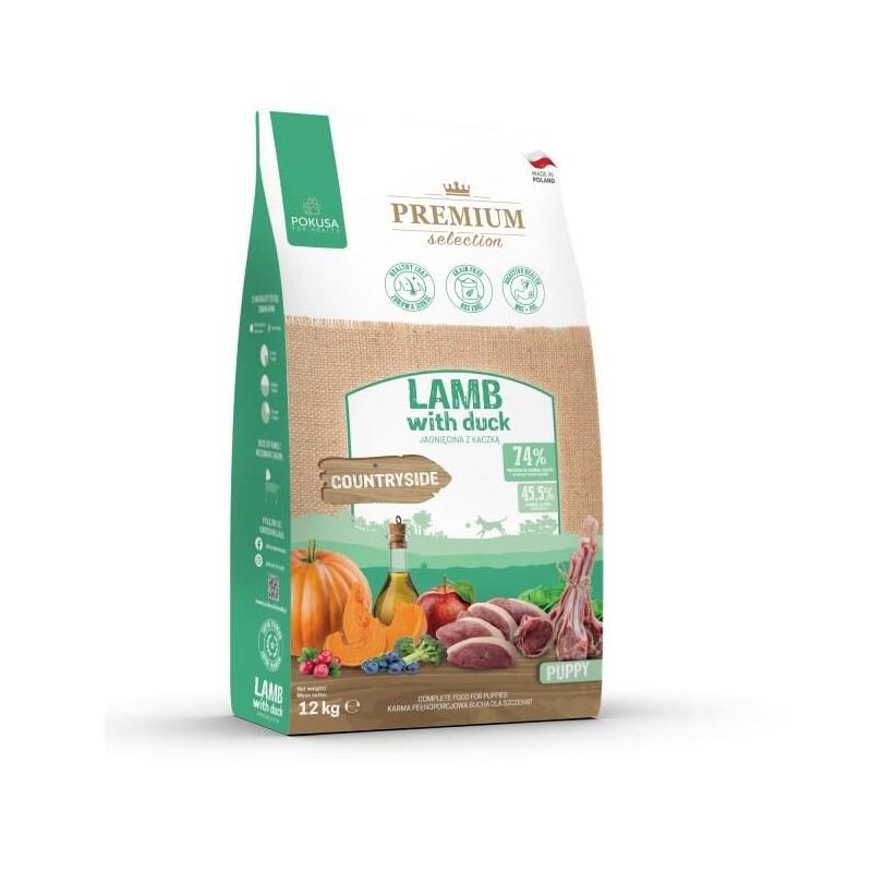 Alimento Seco Para Perros Pokusa Premium Selection Puppy Lamb With Duck 12kg
