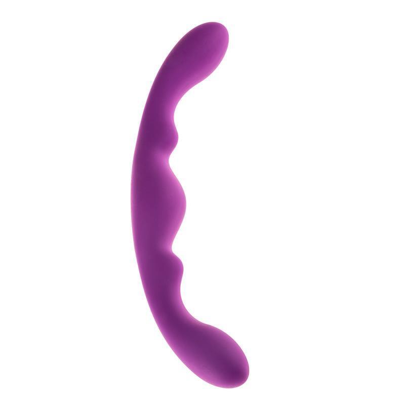 Alive - Luna Dildo Doble Penetracion Silicona Violeta 25 Cm