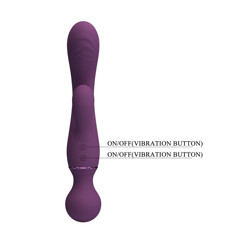 All Roundet Vibrador Y Masajeador 2 En 1