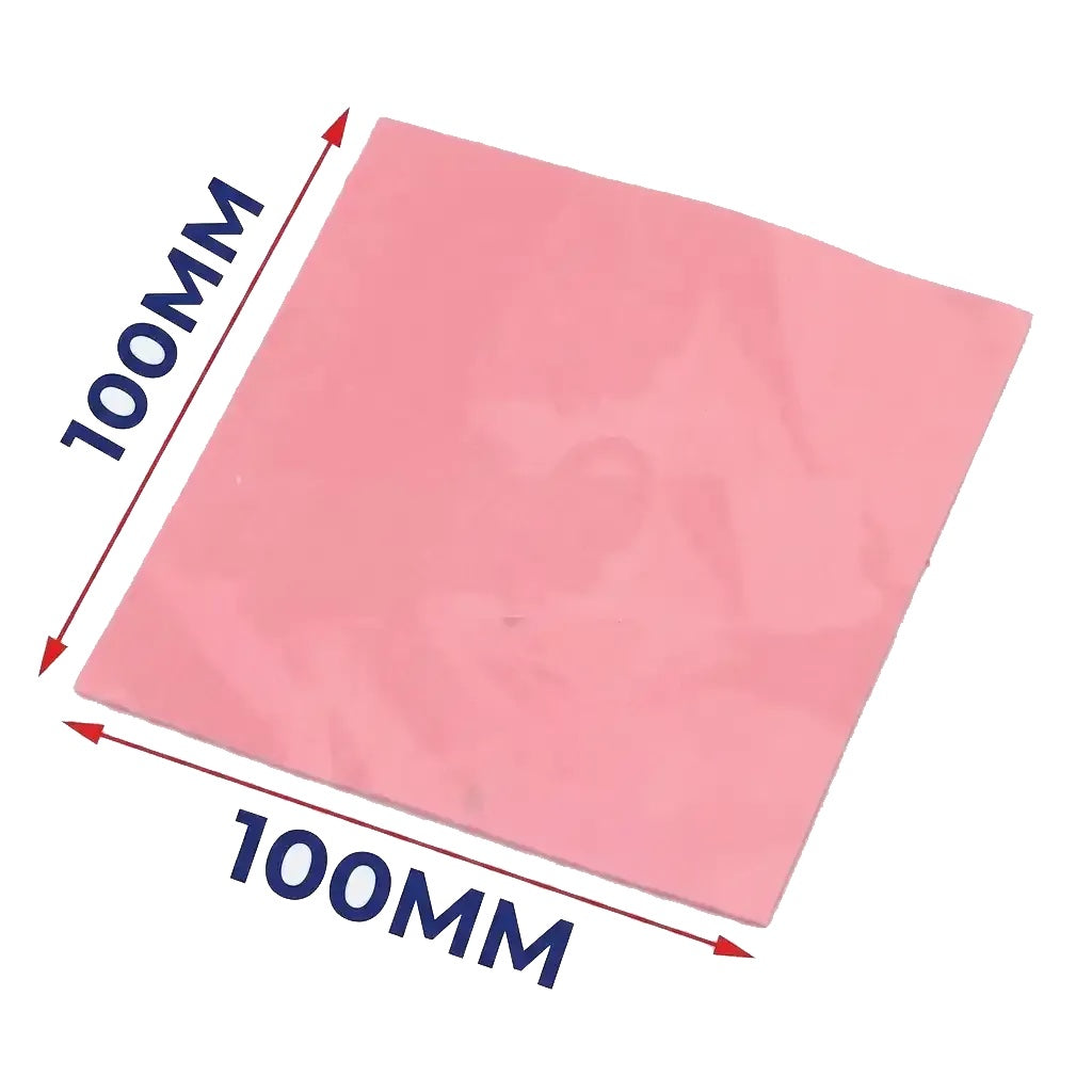 Almohadilla Térmica Conductora De Silicona Para Refrigeración 100Mm100Mm1.0Mm Disipador Gpu Cpu