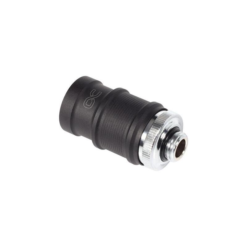 Alphacool Es Cierre Rápido Blh1a Pushin Hembra Ag Cromo/Negro (Mate) 13879