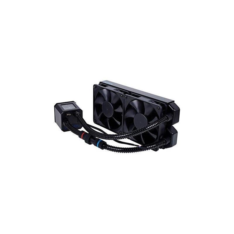 Alphacool Ventilador Cpu Ref. Liquida Eisbaer 240 Negro Rellenable/Ampliable/2 Ventiladores/Multisocket 1012137