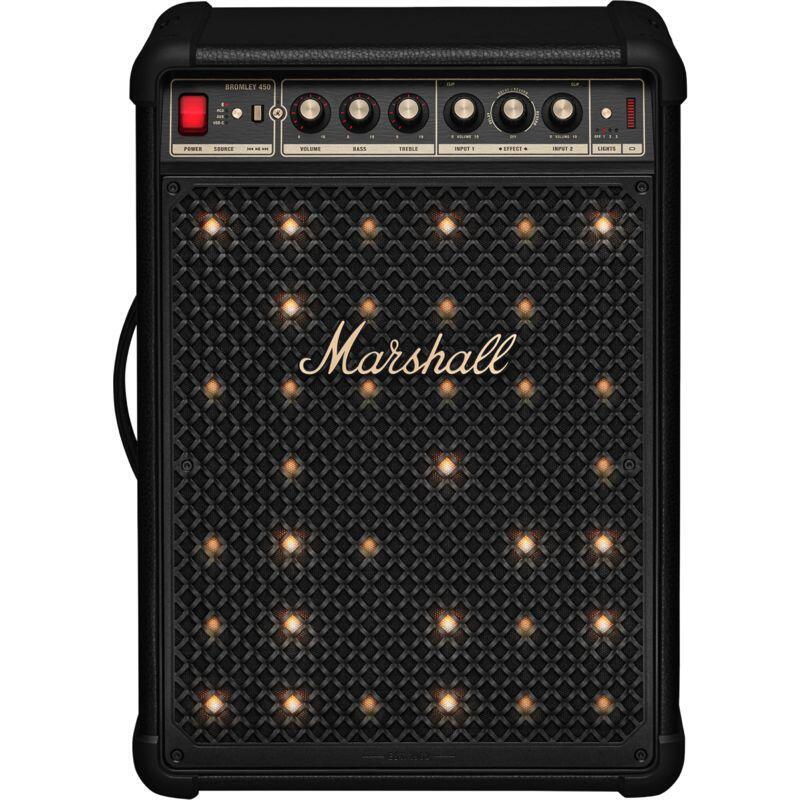 Altavoz Bluetooth Marshall Bromley 450 Con Batería Autonomía 40h 9600mah Para Fiestas Modo Estéreo Indicador Led Resiste Agua Control Táctil