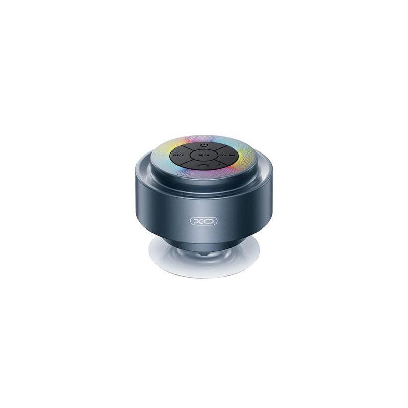 Xo F64 Altavoz Bluetooth - Impermeable - Ideal Para Ducha - Ip67 - Rgb - Ventosa Super Potente - Incluye Microfono Para