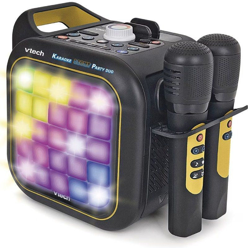 Altavoz Con Bluetooth Vtech Karaoke Light Party Duo Golden Edition Incluye 2 Microfonos