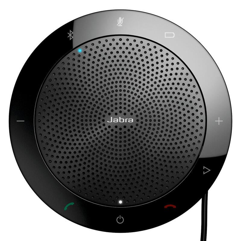 Altavoz Inalambrico Jabra Speak 510 Microfono Omnidireccional Conexion Bluetooth/Usb Alcance Hasta 100m Bateria Recargable