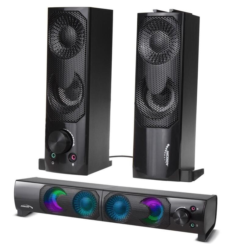 Altavoz Y Barra De Sonido 2 En 1 Para Pc Audiocore Ac95