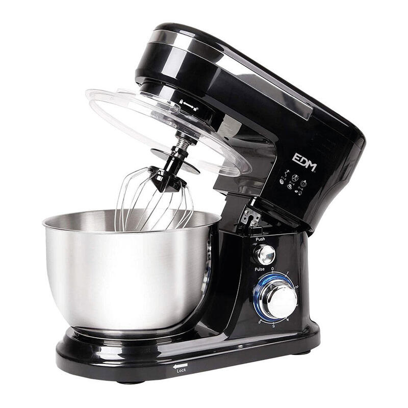 Amasadora 1000w Con Bol De Acero Inoxidable 4l Edm