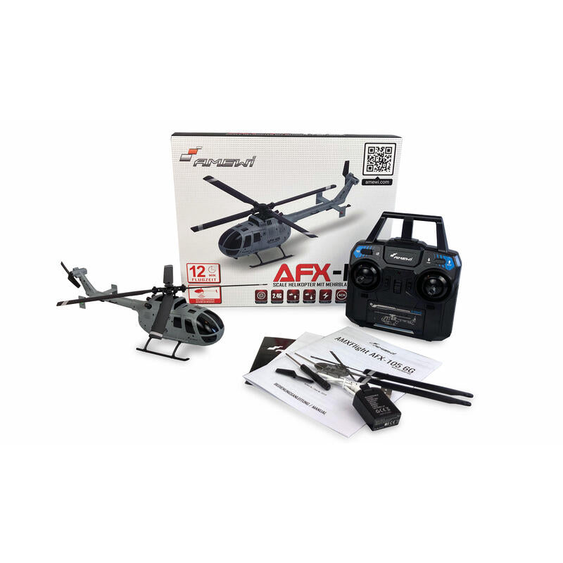 Amewi Afx-105 Modelo Controlado Por Radio Aeronave Vtol (Vertical Take Off And Landing, Despegue Y Aterrizaje Vertical) Motor Eléctrico