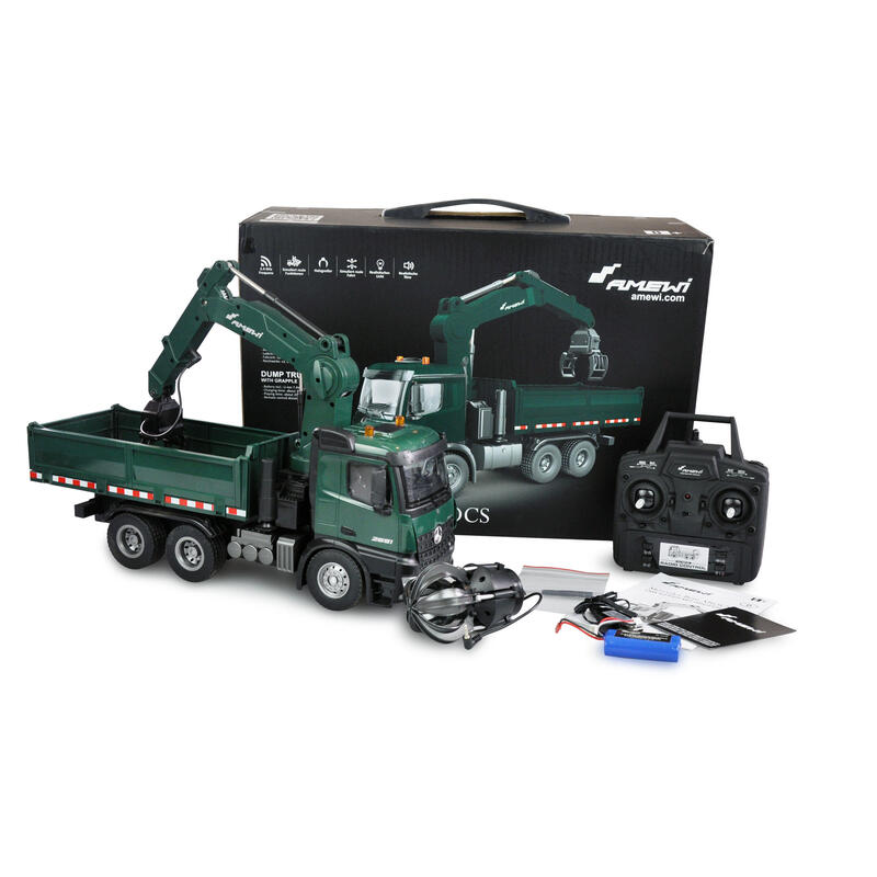 Amewi Arocs Modelo Controlado Por Radio Camión Basculante Motor Eléctrico 1:14