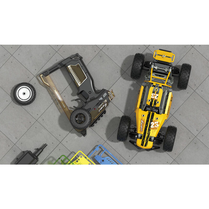 Amewi Rc Auto Oldschool Hggy Diy/Ohne Akku 63teile Amarillo/8+