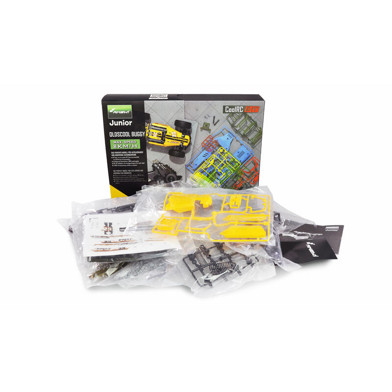 Amewi Rc Auto Oldschool Hggy Diy/Ohne Akku 63teile Amarillo/8+