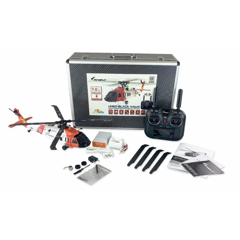 Amewi Rc Helicóptero Uh60 Batería Li-Po 1350mah 14+