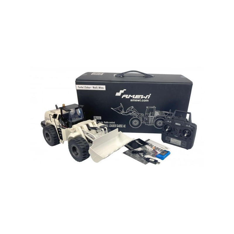 Amewi Rc Radlader G485ae Blanco Li-Ion 2000mah 14+