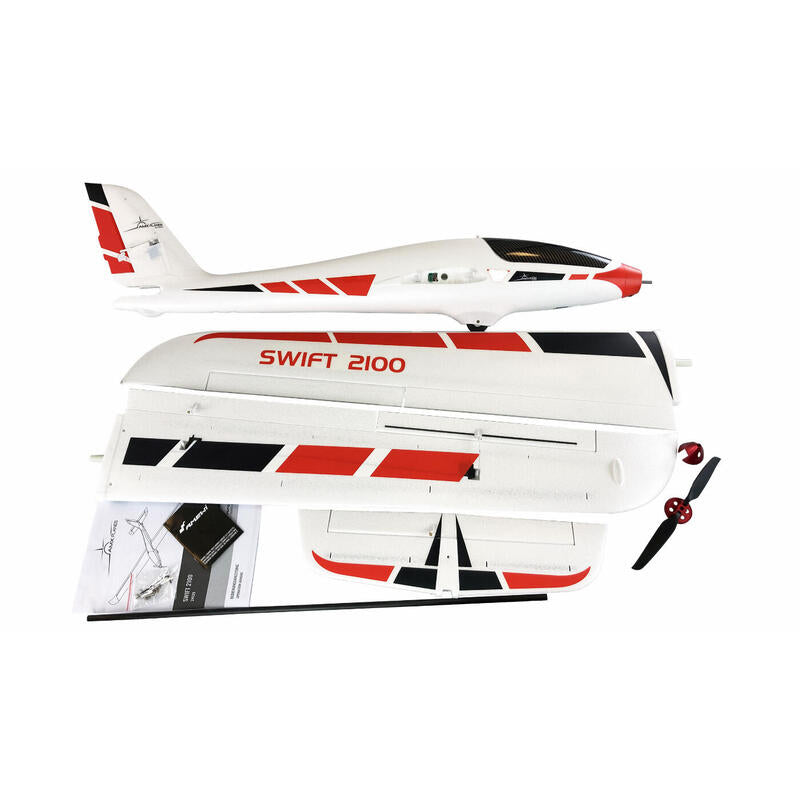 Amewi Swift 2100 Modelo Controlado Por Radio Avión Motor Eléctrico